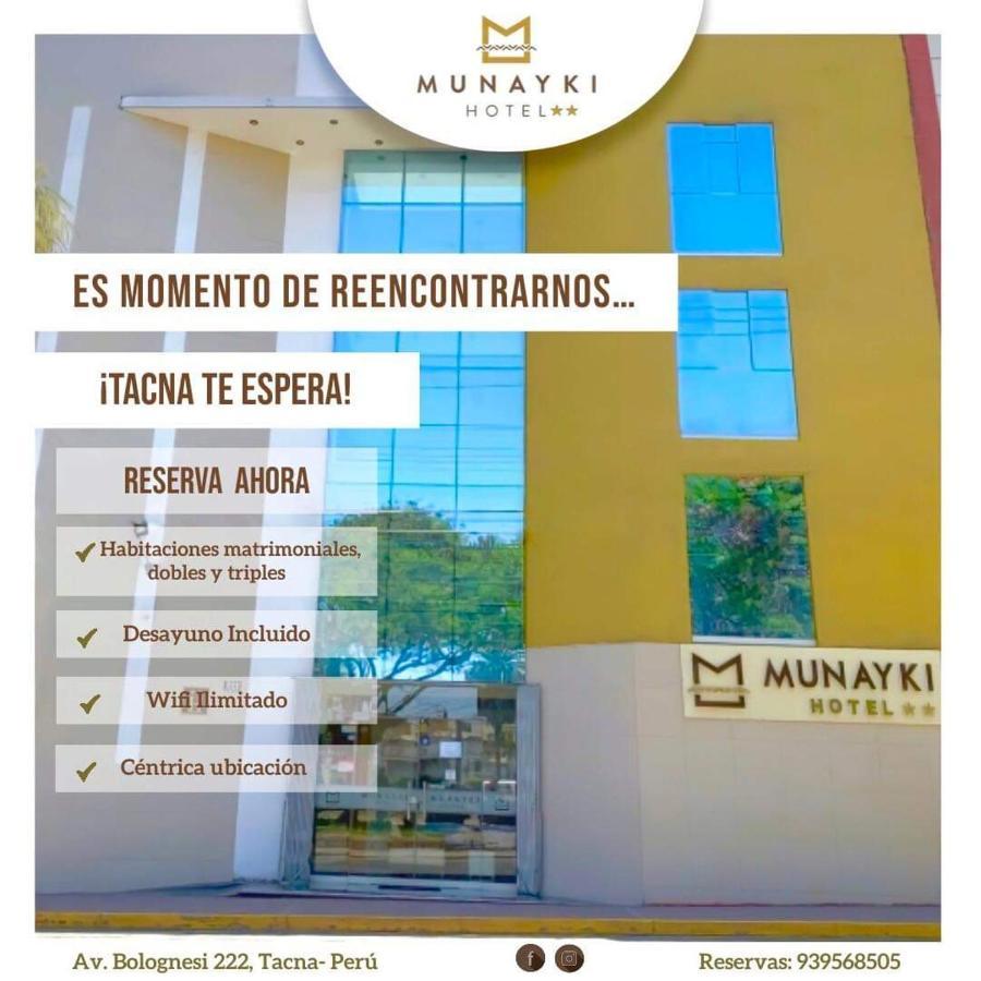 Munayki Hotel Такна Экстерьер фото